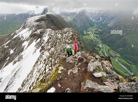 Romsdalseggen Ridge Hike .